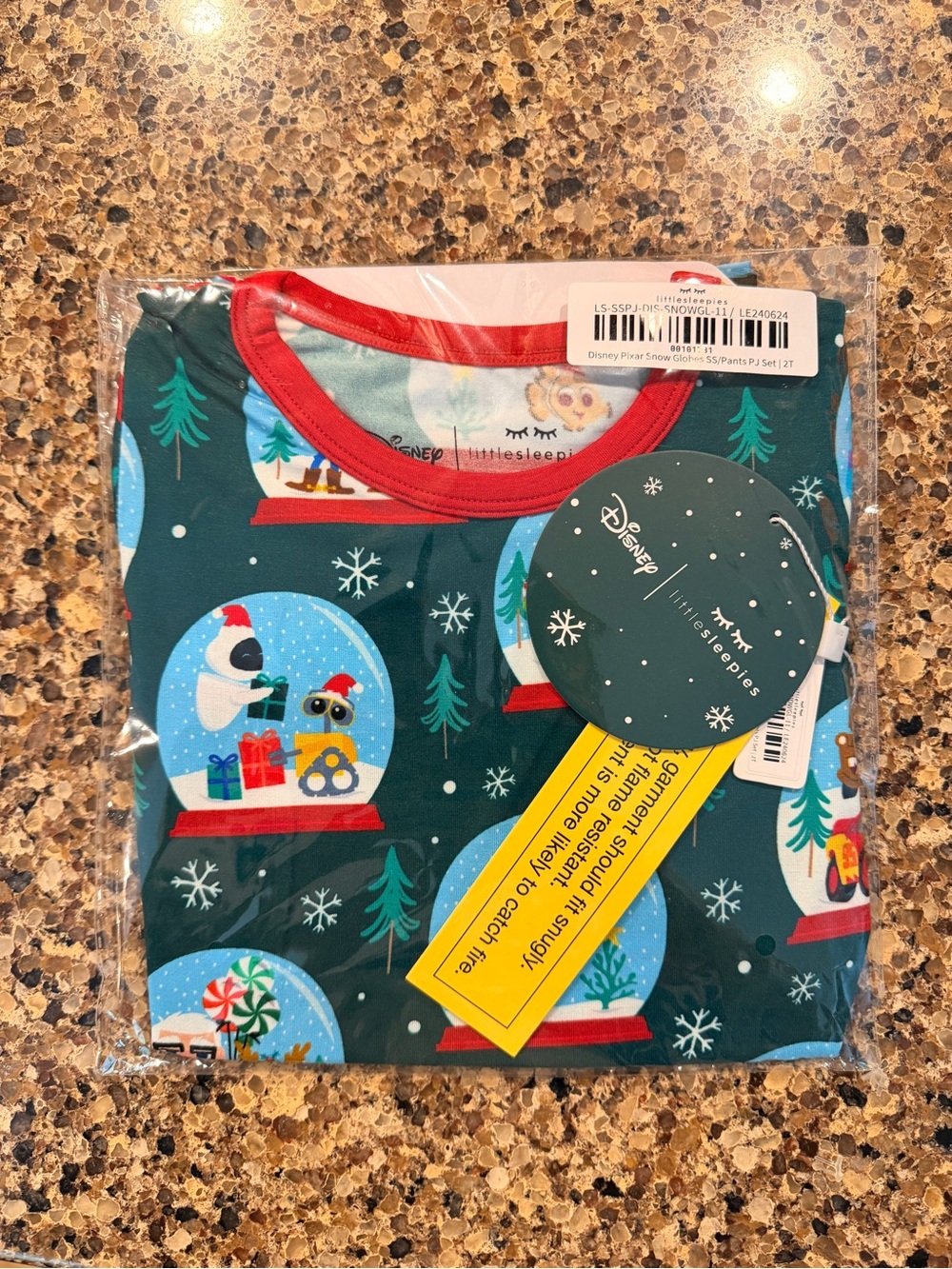 Little Sleepies Disney Pixar Snow Globe Pajamas